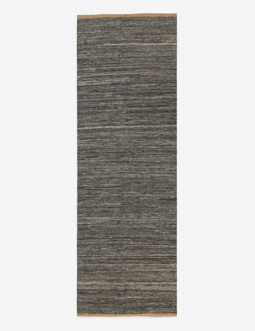 #color::charcoal #size::2-6--x-8- | Khloe charcoal rug in its runner size