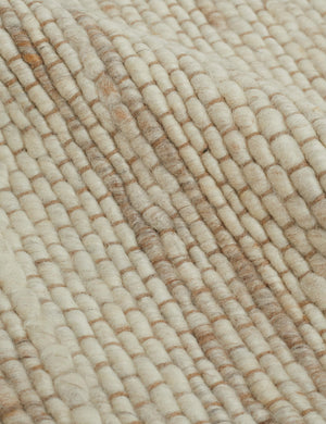 The handwoven all-natural fiber jute construction of the Khloe natural rug