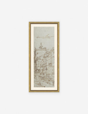 The other of the two Da Vinci diptych drawing prints