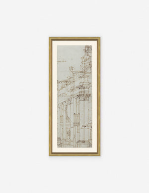 One of the two Da Vinci diptych drawing prints