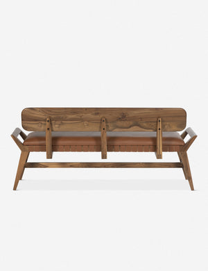 Sienna Leather Bench