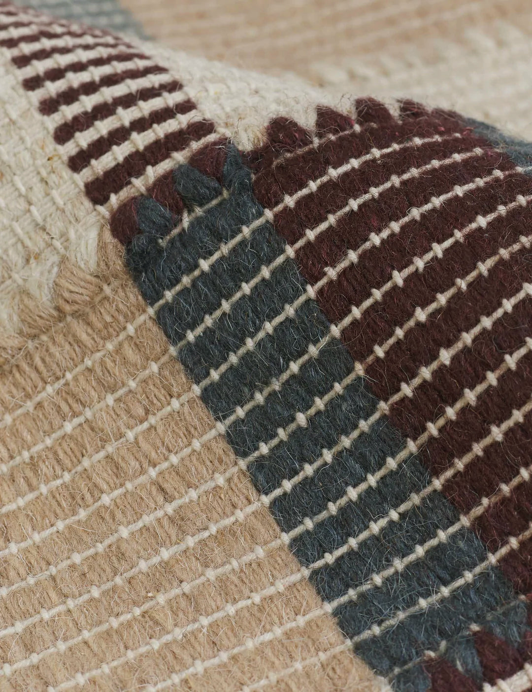 Marli Geometric + Striped Area Rug