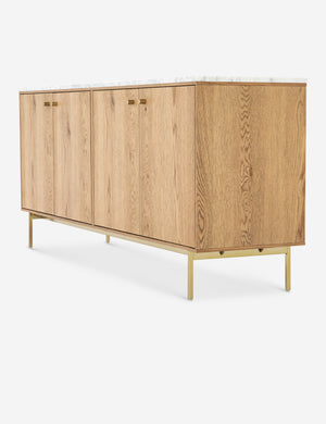 Angled view of the Melysa Sideboard