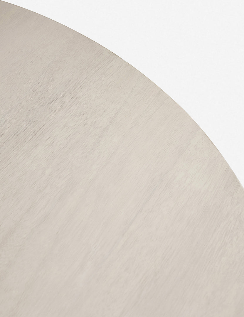 #color::whitewash | Top of the Mojave Round Dining Table