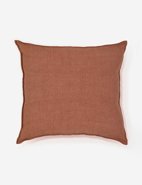 Montauk 28" x 36" Oversized Pillow, Terracotta by Pom Pom at Home