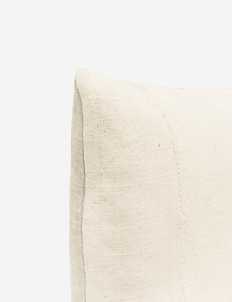 #size::20--x-20- | The corner of the Norala solid white handmade square throw pillow