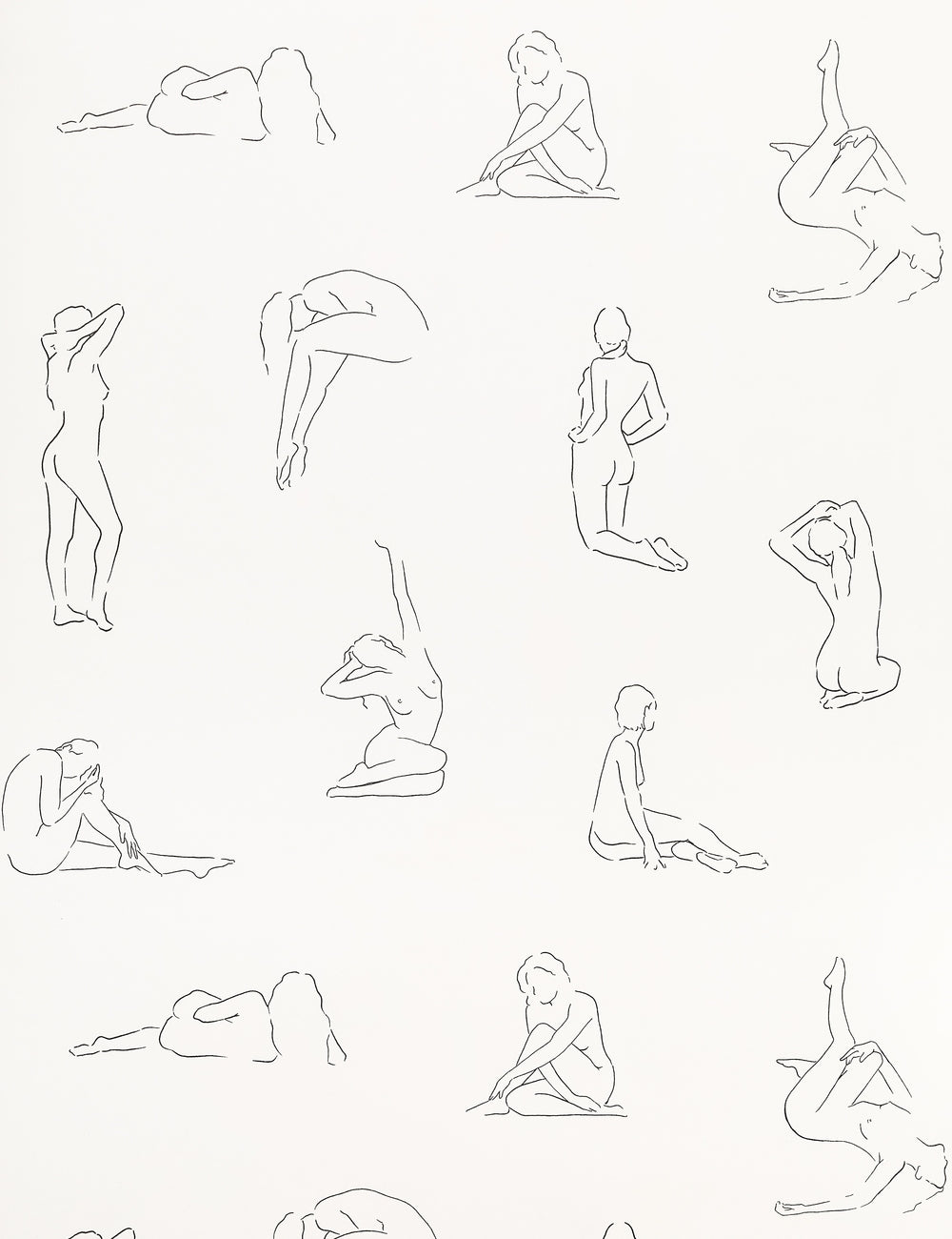 Minimalist Nude Wallpaper - Swatch