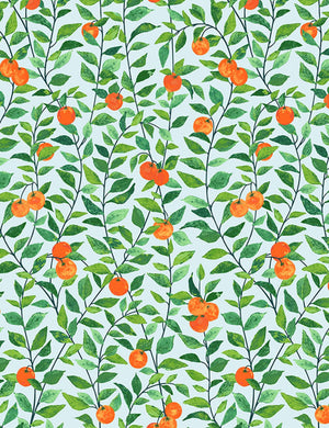 Orange Crush Peel + Stick Wallpaper by Nathan Turner, Sky Swatch