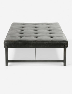 Side of the Patrizia Leather Coffee Table
