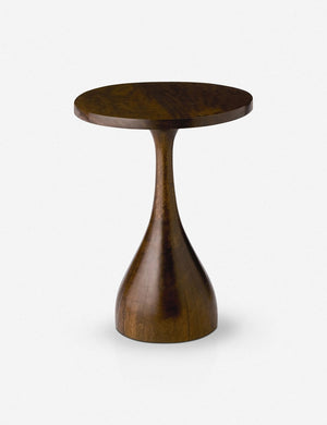 Darby round wooden Side Table by Arteriors