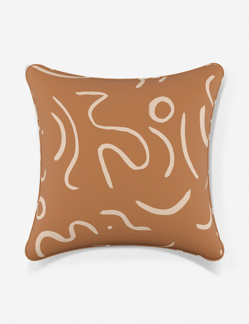 Harlie Pillow, Abstract Tan