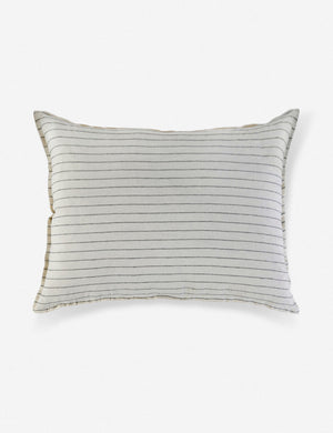 Blake Linen Striped Pillow by Pom Pom at Home