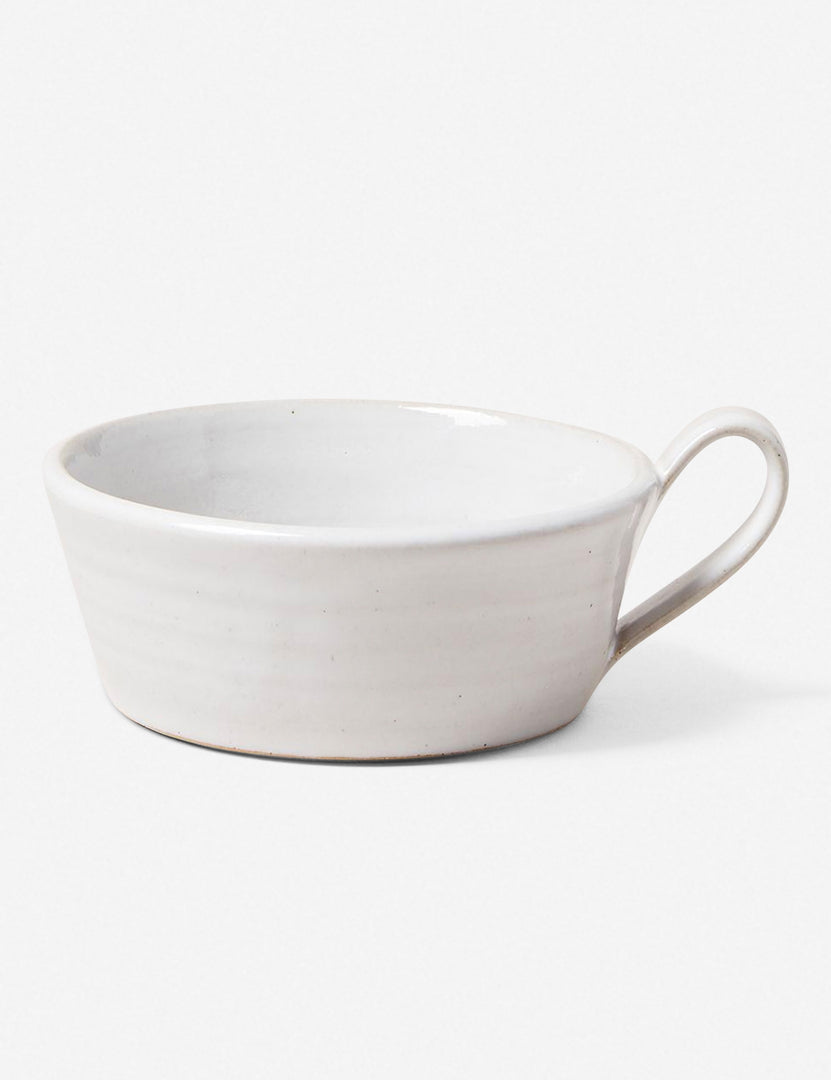 Silo Soup Mug, White by Farmhouse Pottery
