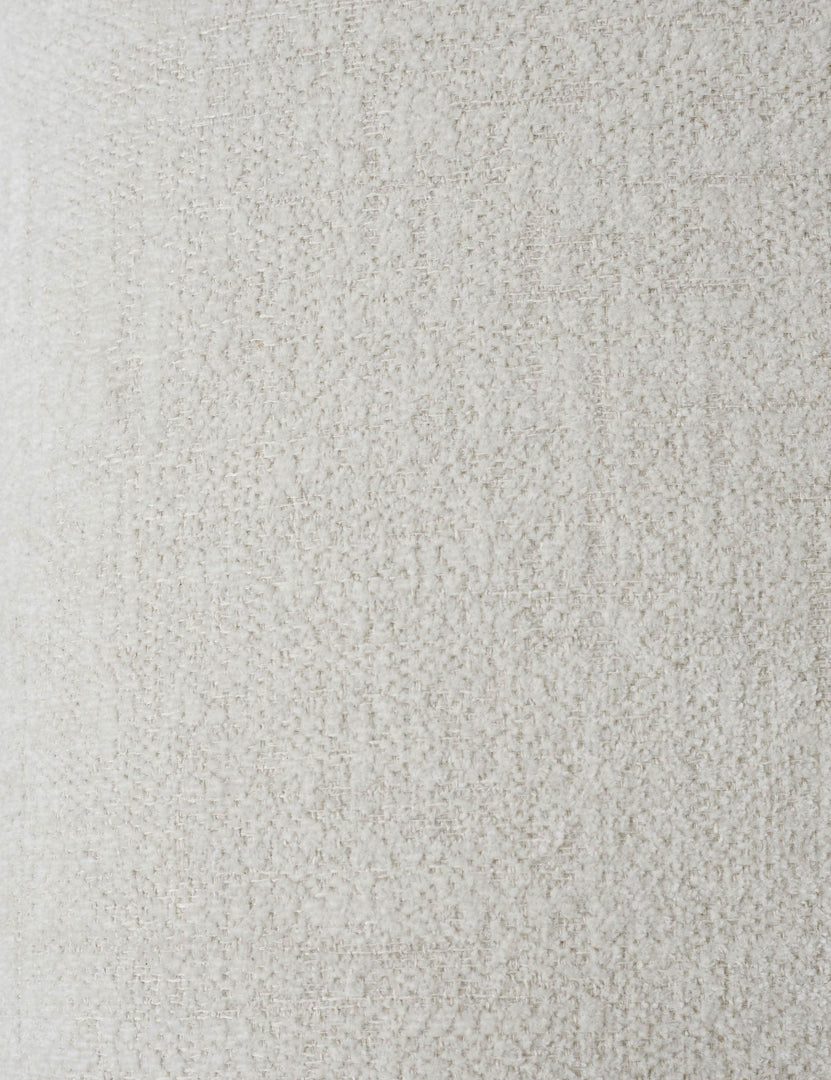 #color::white-basketweave | Detailed view of the White Basketweave fabric on the Lotte Sofa