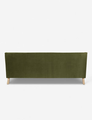 Back of the Rivington Jade Green Velvet sofa