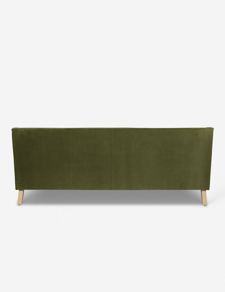 #size::72-W #size:84-W #color::jade #size::96-W  | Back of the Rivington Jade Green Velvet sofa
