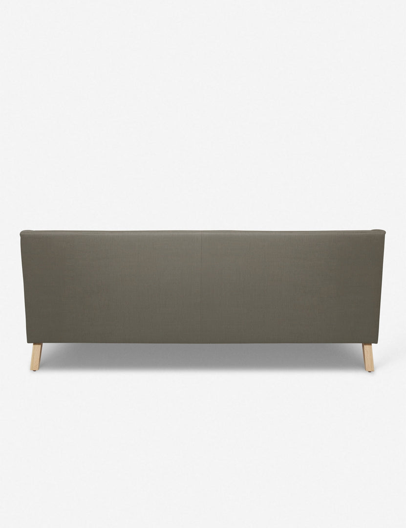 #size::72-W #size:84-W #color::loden #size::96-W | Back of the Rivington Loden Gray Linen sofa