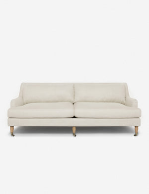 Rivington Natural Linen sofa with low, sloping arms by Ginny Macdonald