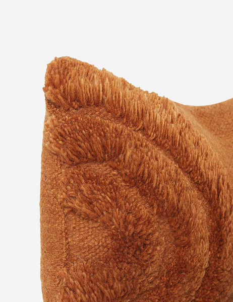 #color::rust #size::lumbar | Corner of the arches rust lumbar pillow