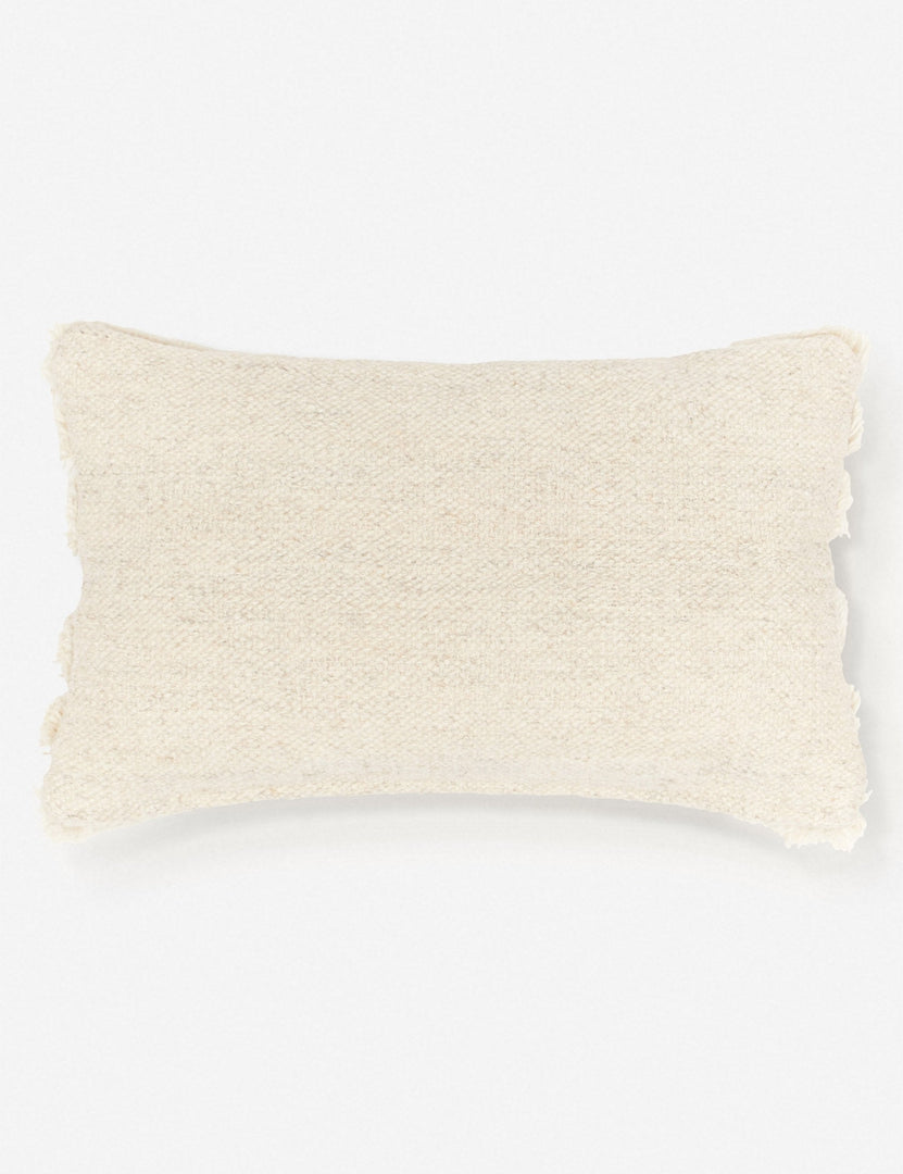 #color::natural #size::lumbar | Back of the arches ivory lumbar pillow