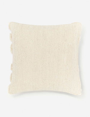 Back of the arches ivory square pillow