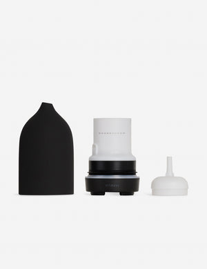 The three components of the Black Stone Diffuser by Vitruvi
