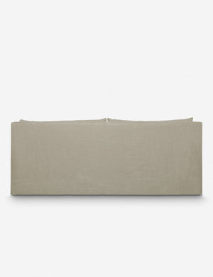 Back of the Portola Flax linen Slipcover Sofa