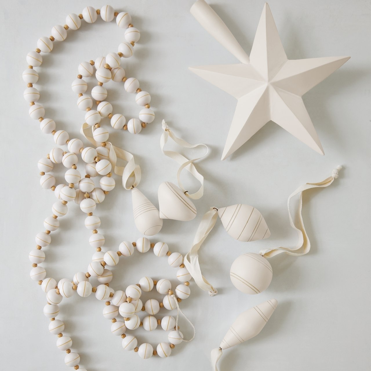 Hand-Painted Wood Tree Topper