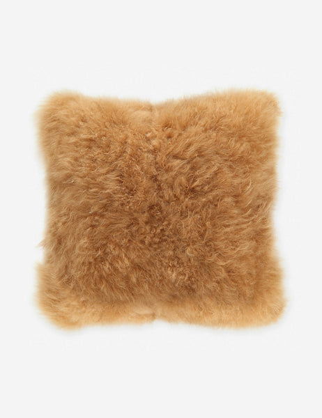 #color::golden-brown  | Madison golden brown Cashmere Fur Pillow
